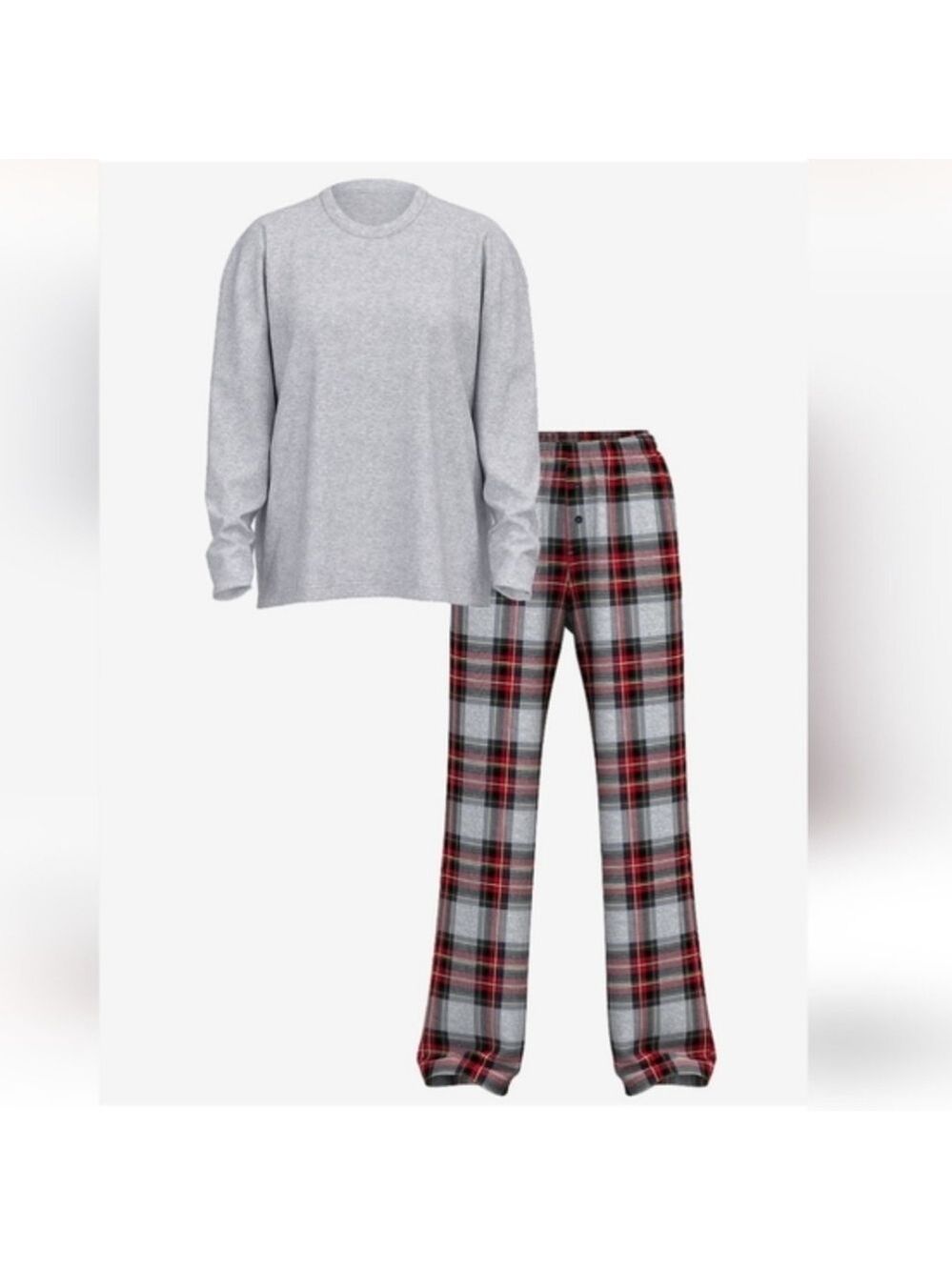 New Victoria secret Flannel Long-Sleeve Tee-Jama Set